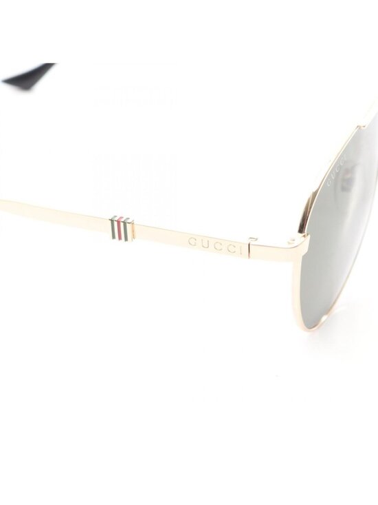 Gucci Sunglasses Gold Black Eyewear
